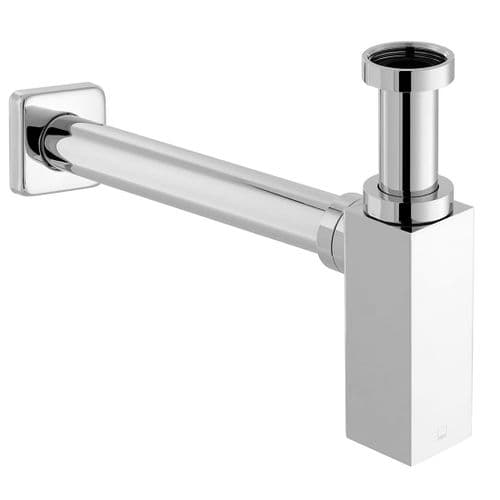 Vado Square Chrome Bottle Trap WG-461/SQ-CP