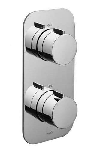 Vado Tablet Altitude 1 outlet, 2 Handle Thermostatic Shower Valve TAB-148-ALT-C/P Shower Spares