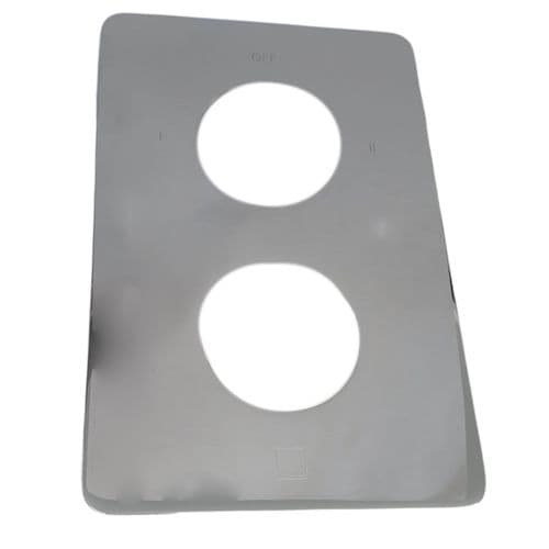 Vado Twin Outlet Back Plate CEL-0024/SQ-C/P