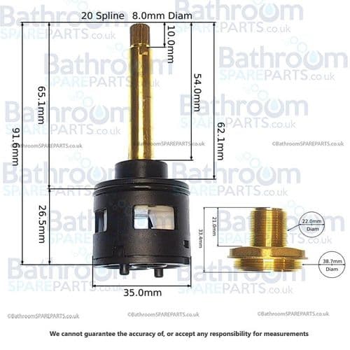 Vado Wax 3 Way Diverter CEL-RETRO/DIV