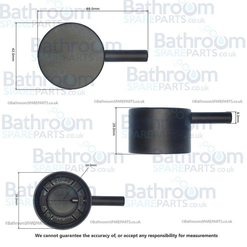 Victoria Plumb Arezzo Matt Black Flow Handle MBFLOWH