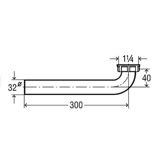 Viega 90° Drain Bend 618865