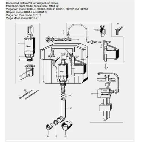 Viega Filling Valve Set 718152