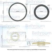 Viega 405557 Model 8310.20 Concealed Cistern Seal Set