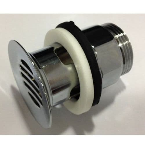 Villeroy & Boch 1 1/4" Chrome Grated Slotted Waste for Basin 1010597000