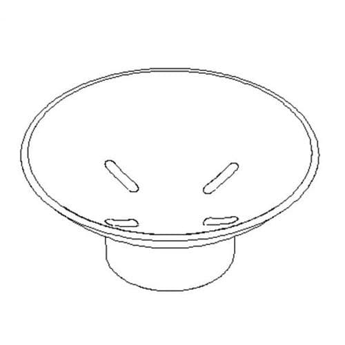 Villeroy & Boch Circle Soap Dish ONLY used with 83.410.920 code: 08.90.01.006.84