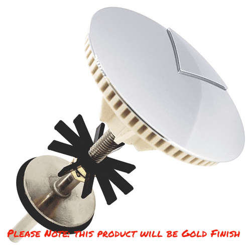 Villeroy & Boch Drain Plug Complete Gold Finish \for Whirlpool Bath UCWAS0099
