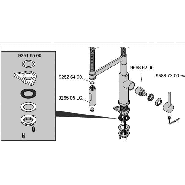 Villeroy & Boch Fixing Set 92516500