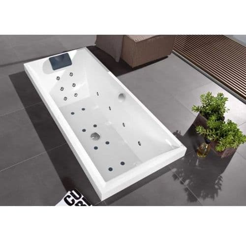 Villeroy & Boch Multiplex Trio Outlet/overflow Fitting with Water Inlet Chrome U90600361