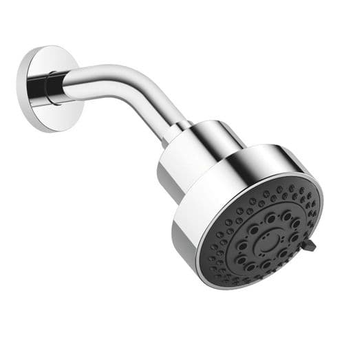 Villeroy & Boch Round 350mm Shower Head With Arm Chrome 28508969-00