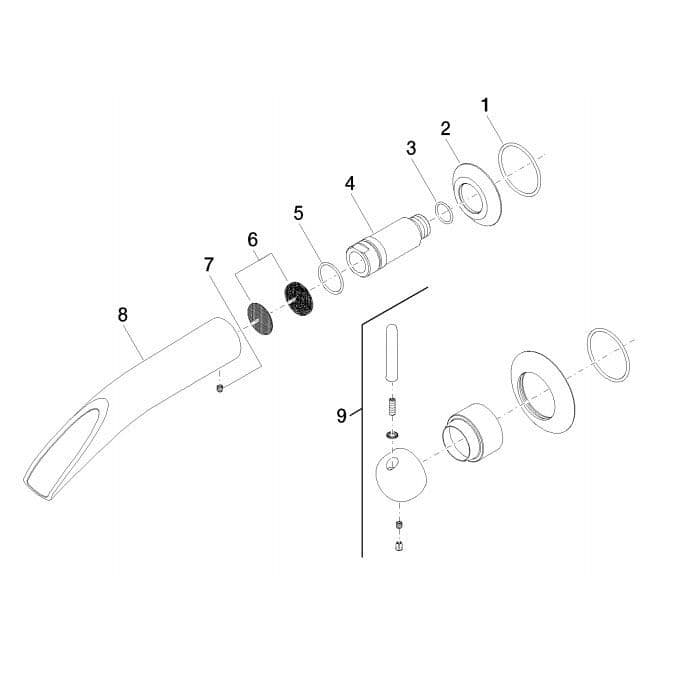 Villeroy & Boch Source Flow Wall-Mounted Single-Lever Washbasin  