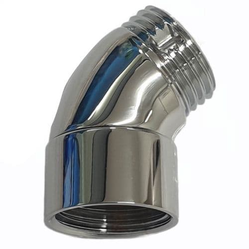 Villeroy & Boch Square Chrome 35 Degree Elbow Joint 2841197000