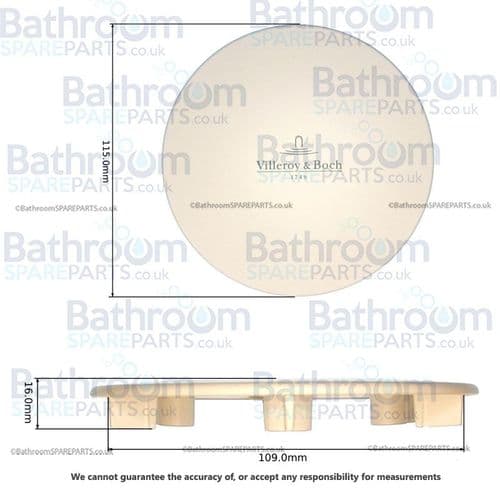 Villeroy & Boch Tempoplex White Outlet Cover 9226.02.68