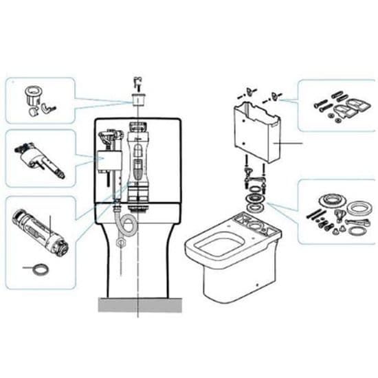 Villeroy & Boch Toilet Spare Parts By Model