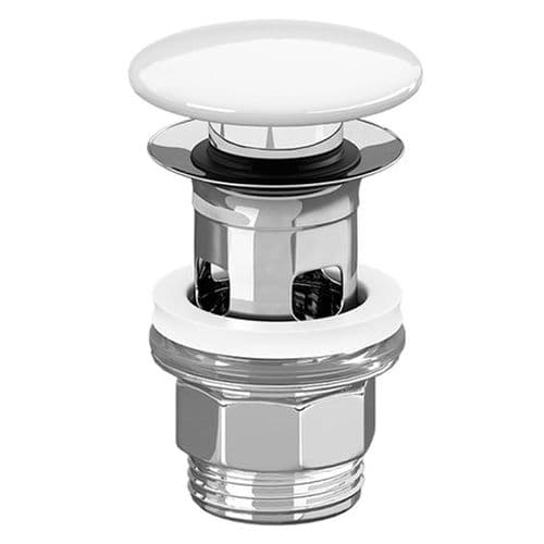 Villeroy & Boch White Ceramic Push-Open Basin Waste 8L033401