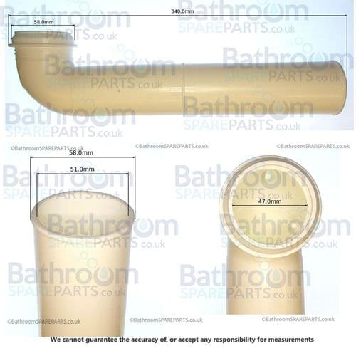 Vitra Main Unit Flush Pipe 426279YP