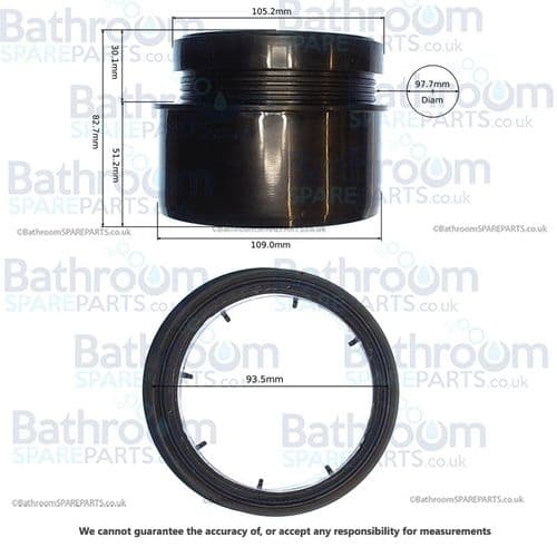 Vitra Toilet Pan Adaptor 437274YP