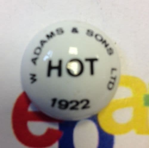 W Adams & Sons Domed Ceramic Indice Hot EBI007