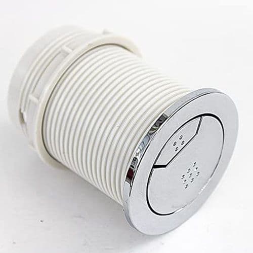 Wirquin Kayla Pneumatic Dual Flush 72mm Button in Chrome SYG610CP