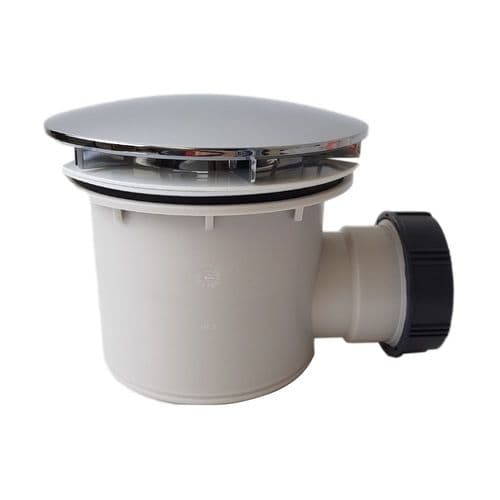 Wirquin Tourbillon 90mm ABS Chrome Plated Shower Waste 34080101