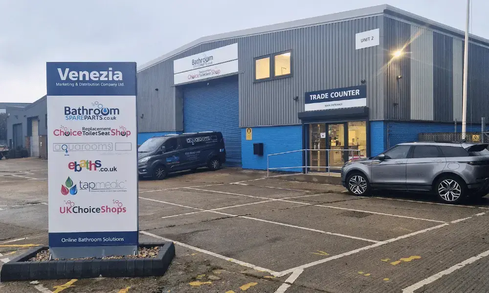 Unit 2 Haslemere Industrial Estate, Charlton Mead Lane, Hoddesdon -- home of the Bathroom Spare Parts trade counter