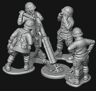 107mm Mortar + Crew