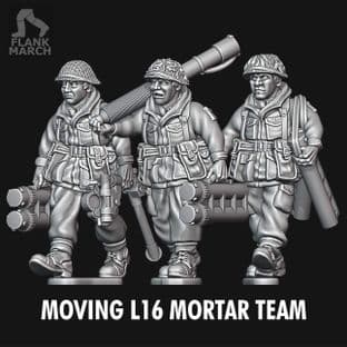 81mm Mortar Crew Moving