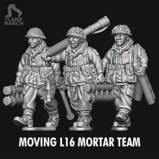 81mm Mortar Team Moving