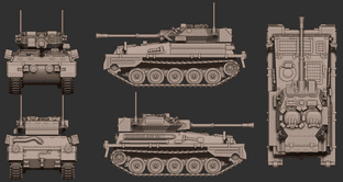 FV - 107 Scimitar Light Tank