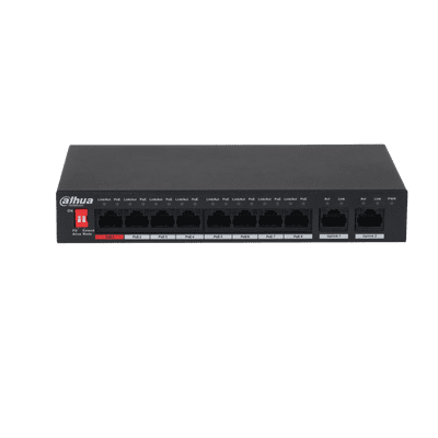 Dahua  8-Port Unmanaged 10/100 Mbps PoE Desktop Switch