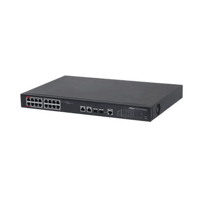 Dahua DH-PFS4218-16ET-240-V3 16-port Managed 10/100Mbps PoE Rackmount switch