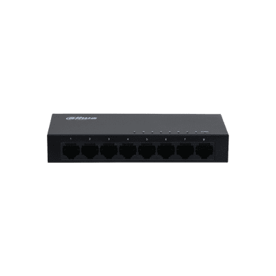 Dahua Network Switch, Gigabit, 8 Port, Metal