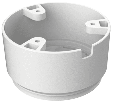 V247 Perfect Fit Deep Base for Standard Turret Cameras, White