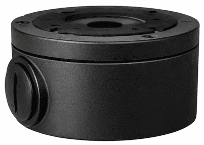 V247 Weatherproof Junction Box for Standard Turret Cameras, Black