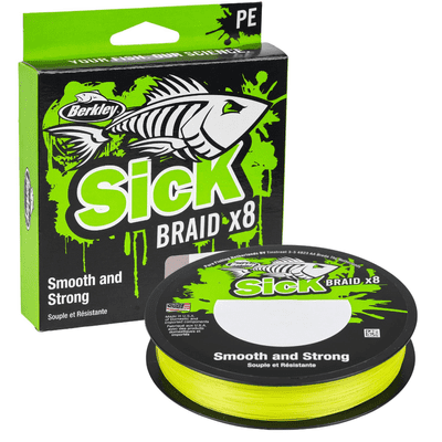 Berkley Sick Braid Hi Vis Yellow