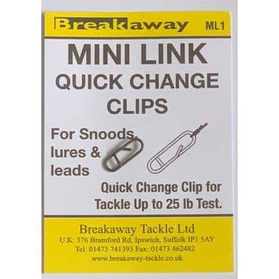 Breakaway Mini Link Lure Clips