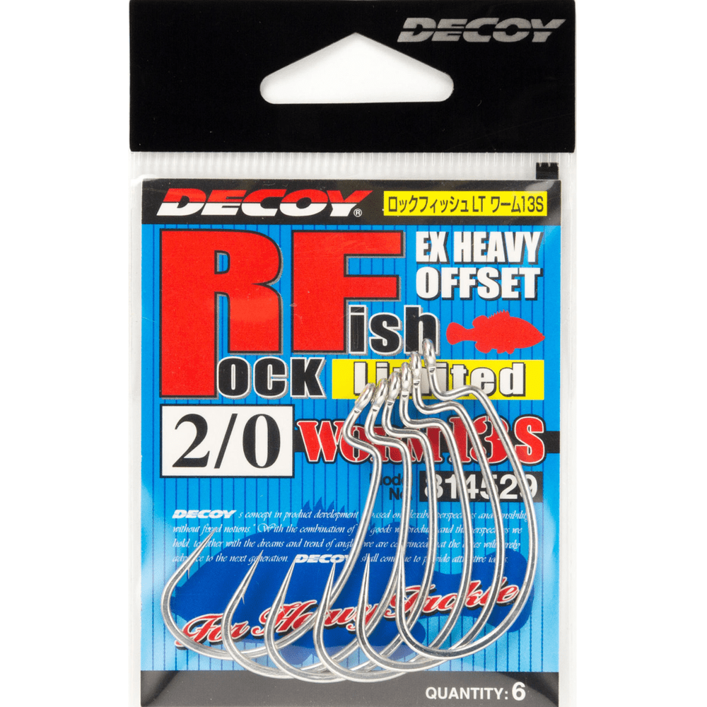 Decoy Hameçons Super Fine Worm 6 - Hameçons pour leurres Decoy Hameçons Super Fine Worm 6 - Hameçons pour leurres