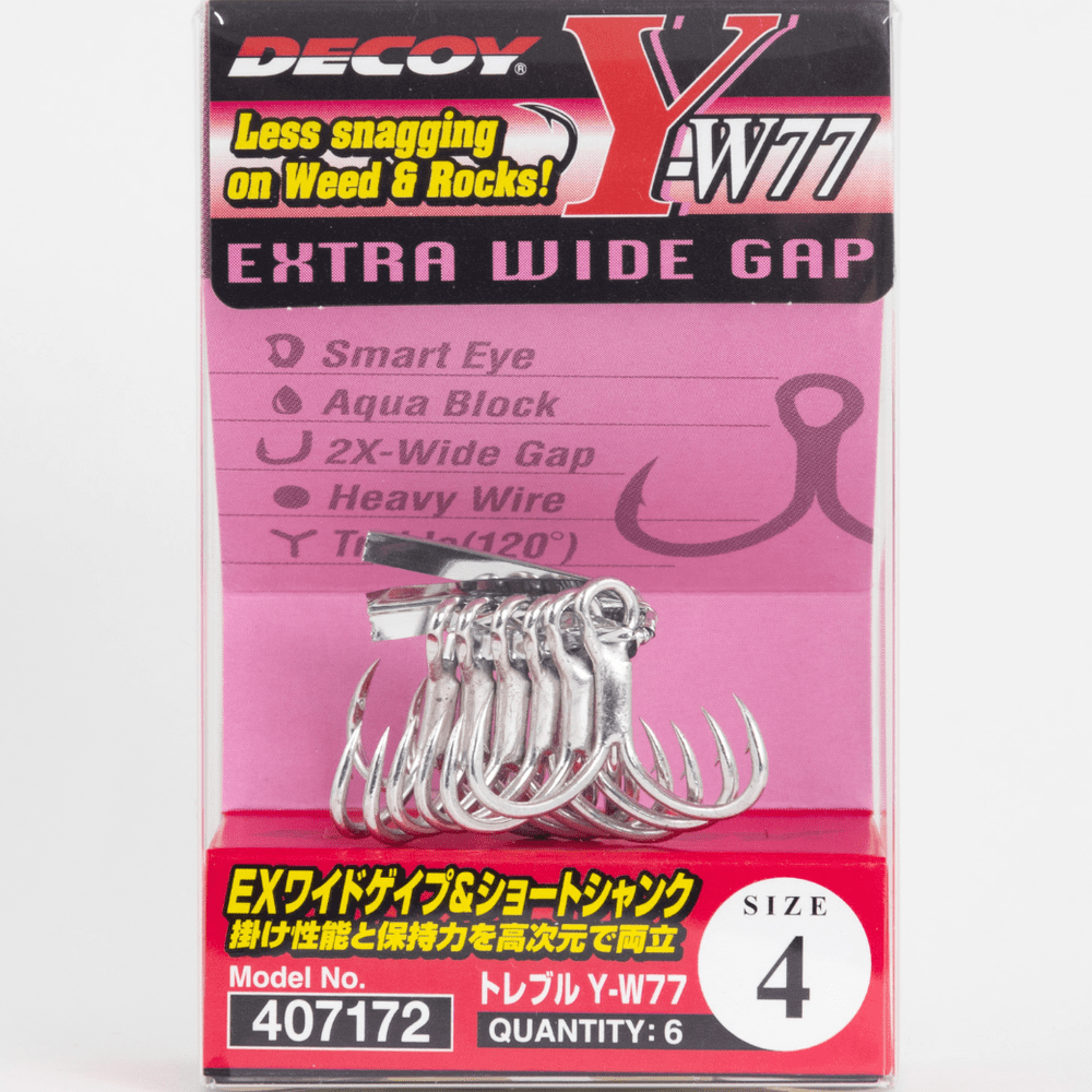Decoy YW77 Treble Hooks