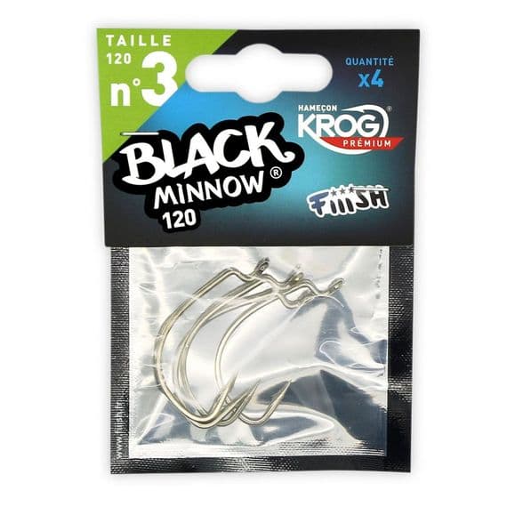 Fiiish Black Minnow Hooks All Sizes