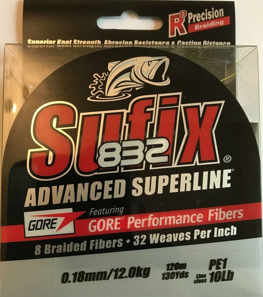 NUOVO Sufix 832 Advanced Superline 120m Neon Lime Trecciato - Foto 9