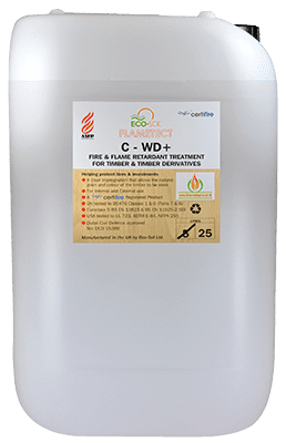 Flametect C-WD. Clear Flame Retardant For Wood   750ml Trigger Spray