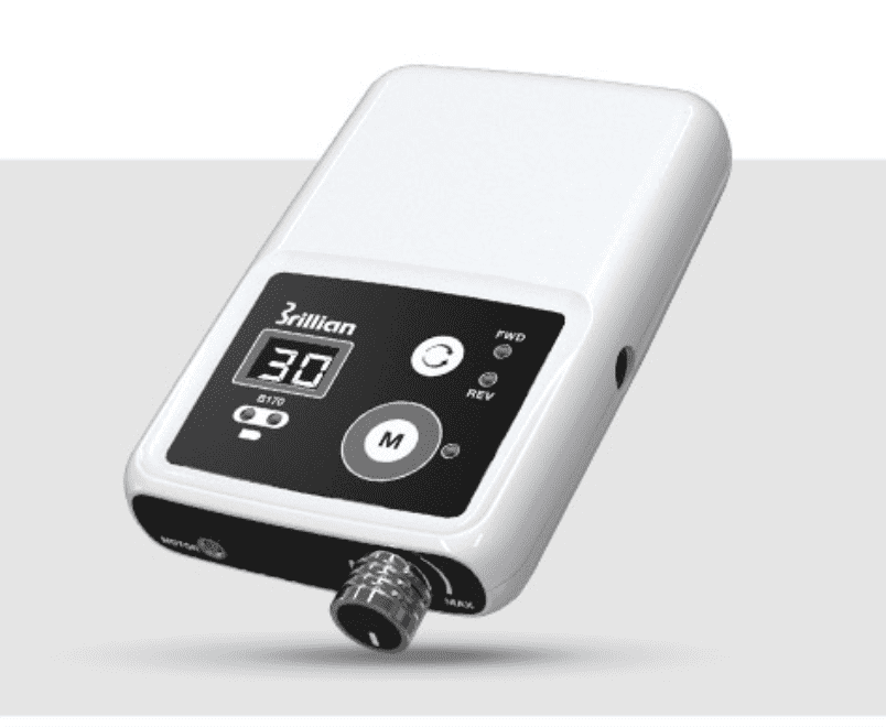 Brilliant B170  Portable E-file, Brushless Handpiece, 30,000RPM  with Case Cover