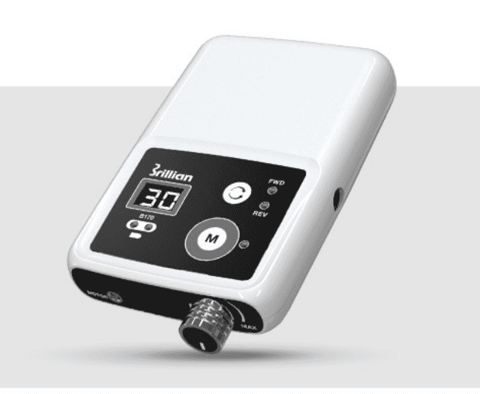 Brilliant B170  Portable E-file, Brushless Handpiece, 30,000RPM  with Case Cover