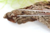 Inta General Ridged Tweezers, Fine Straight Points 11.5cm