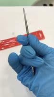 Inta General Ridged Tweezers, Fine Straight Points 11.5cm