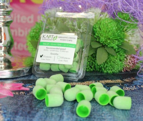Kart Pedicure Podo Caps 10mm/60gran