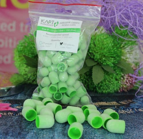 Kart Pedicure Podo Caps 10mm/gran150