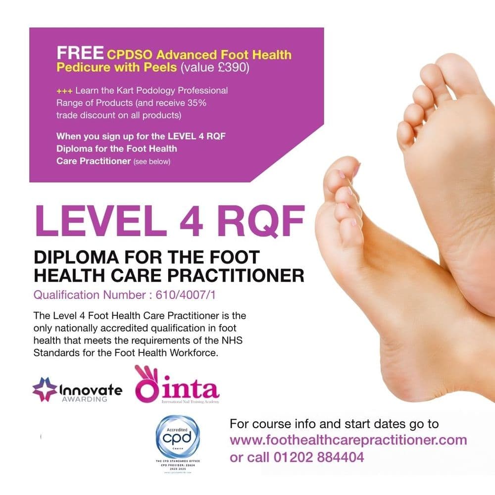 Level 4 RQF Diploma for the Foot Health Care Practitioner