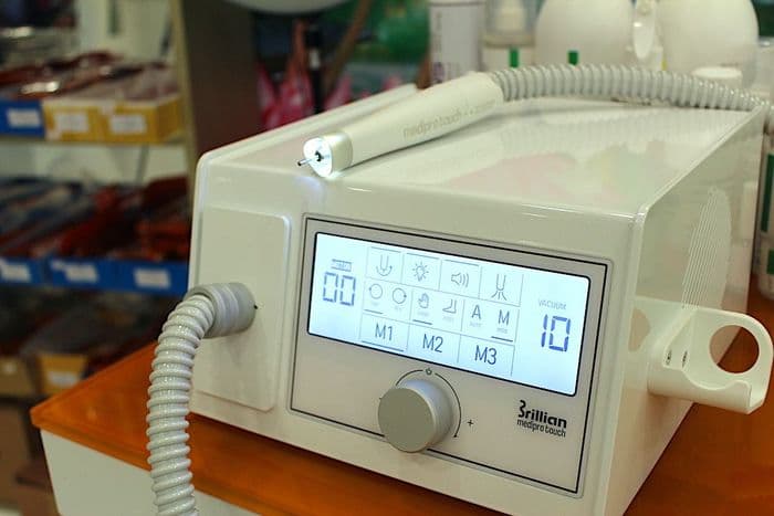 MEDIPRO TOUCH 40K LED Suction pododrill  with LED light handpiece  40,000 RPM