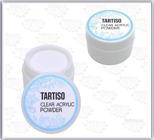 Tartiso Sculpting Acrylic Powder, Clear 12gr